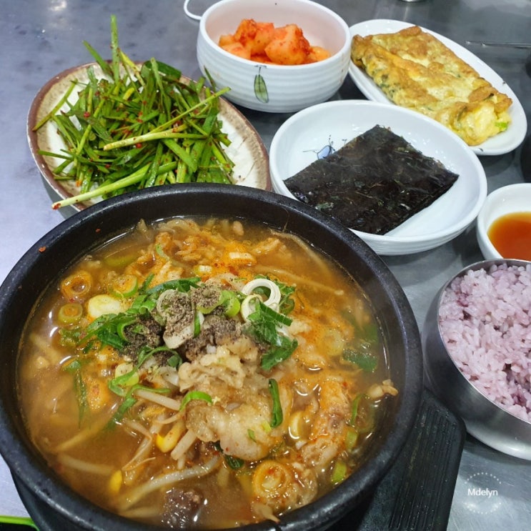  광고X 부산로컬맛집 가야포차선지국밥에서 수구레국밥 먹었어요