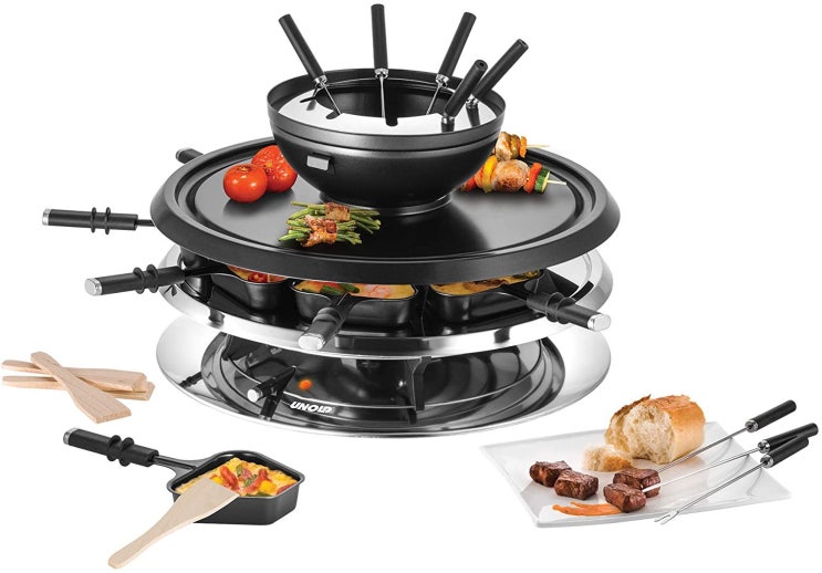 선호도 높은 라끌렛 가정용멀티전기그릴 DE Unold 48726 RACLETTE Multi 4in1 1300 W 최대 8인용 퐁듀 핫 스톤 엑스트 딥 팬, 단일모델명/품번 추천해요 선호도 높은 라끌렛 가정용멀티전기그릴 DE Unold 48726 RACLETTE Multi 4in1 1300 W 최대 8인용 퐁듀 핫 스톤 엑스트 딥 팬, 단일모델명/품번 추천해요