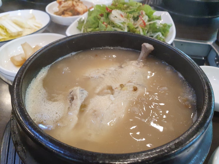  신내동 맛집 골짝마을 닭한마리(녹두 삼계탕)