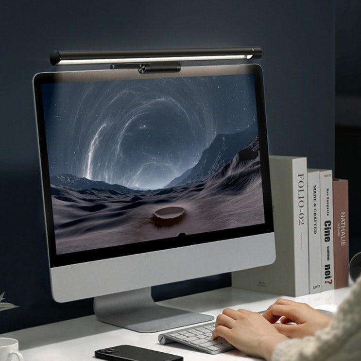 인기있는 베이스어스 3세대 PRO 모니터 조명 스크린바 램프 스탠드 Baseus i-wok Series Screen Hanging Light Pro 좋아요