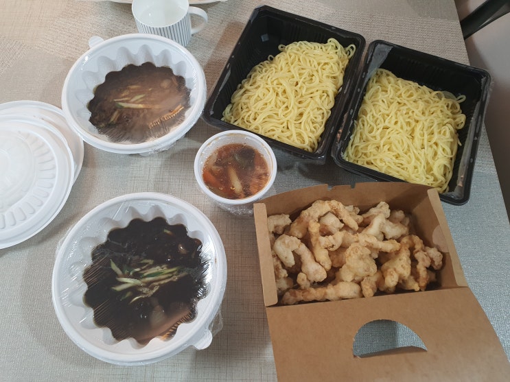  하남미사 탕수육 맛집 : 배달음식으로 수요일 저녁메뉴 해결! @매화반점 하남본점, 짜장면 + 매화탕수육
