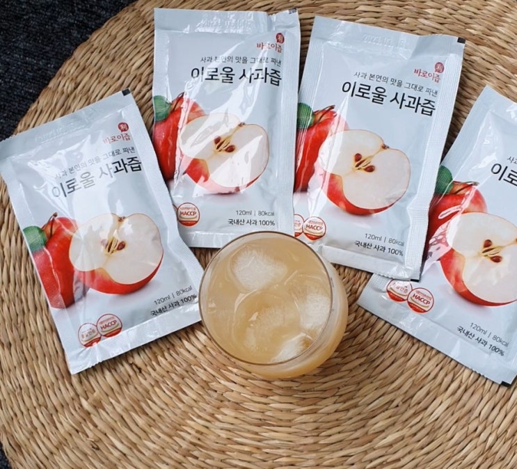  NFC착즙 국산사과를 껍질째 착즙한 바로이즙 이로울 사과즙:))