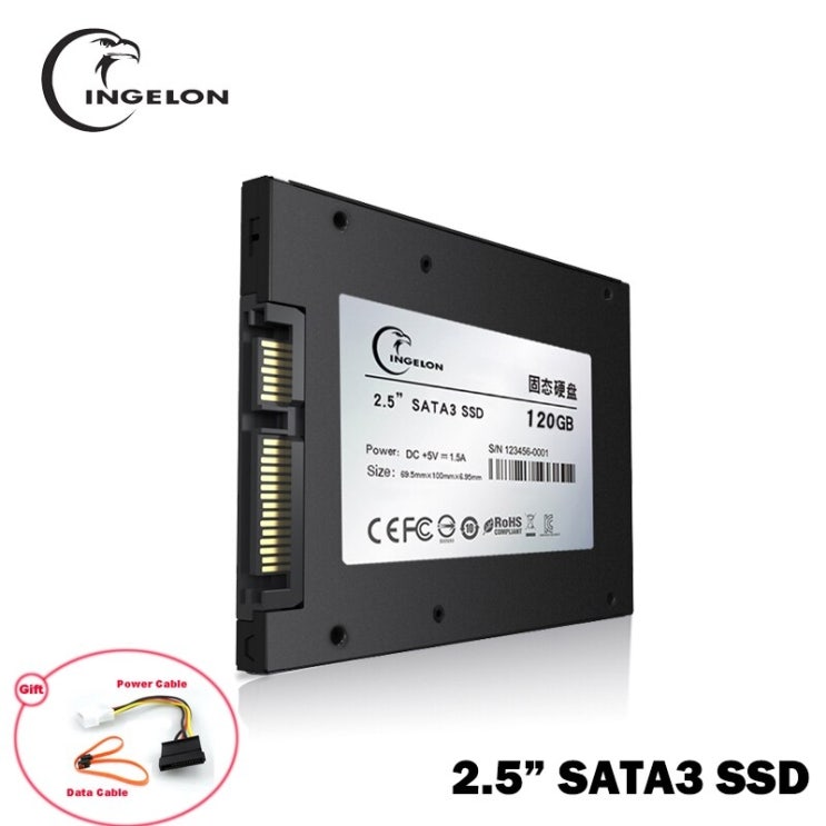 인기 많은 SSD 프로모션 3 2.5 인치 60GB 120G 240GB 디스코 듀로 하드 드라이브, 64GB 좋아요