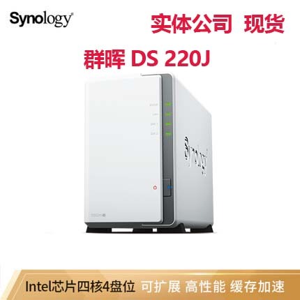 핵가성비 좋은 NAS듀얼 Synology시놀로지 DS220J가정용 nas네트워크 저축 DS218J업그레이드 개인 저장 서버, T02-DS220J배합 2TB레드판 *1 추천해요
