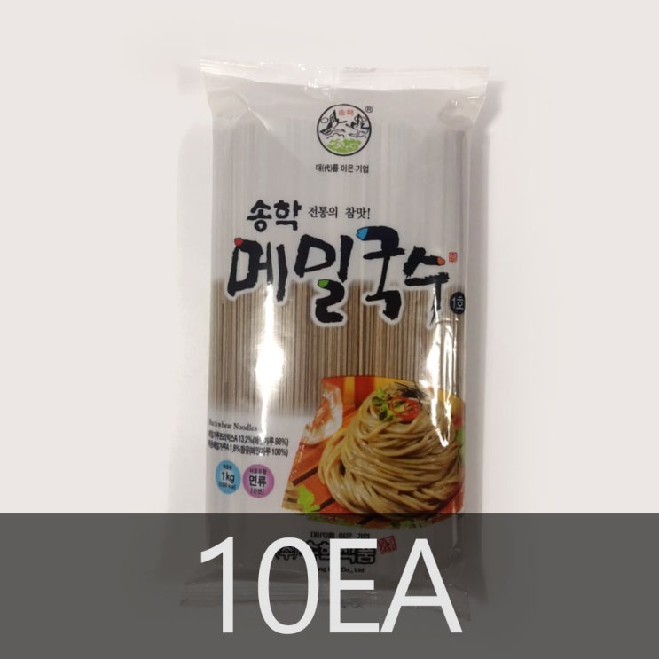 많이 찾는 송학식품 메밀국수 1호 1kg x10개 메밀 국수 메밀면, 10개 추천합니다