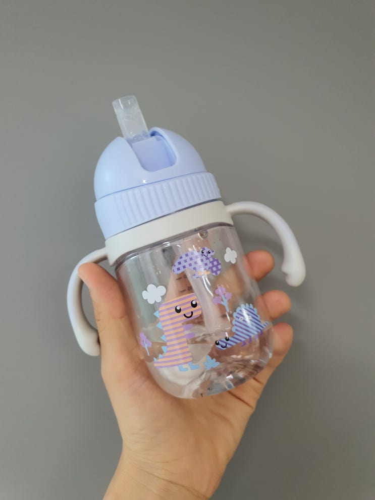  유아물병 락앤락 빨대물병 빨대컵으로 물마시기 시작