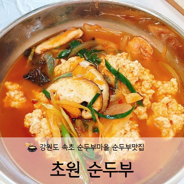  [강원도/속초] 속초맛집 초원순두부(짬뽕순두부,황태정식)