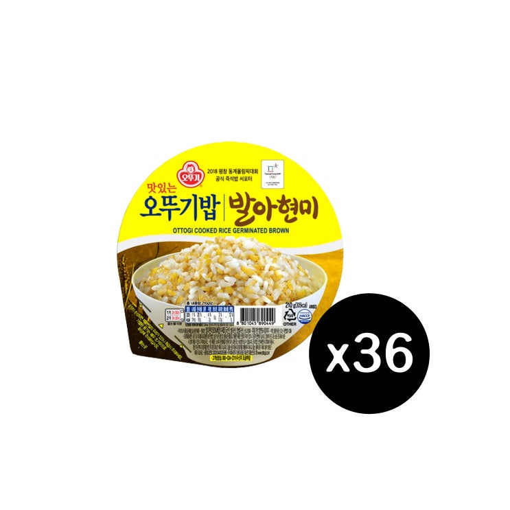 잘팔리는 오뚜기 발아현미 210g, 36개 추천합니다