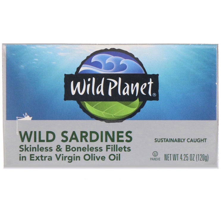 구매평 좋은 Wild Planet 엑스트라 버진 올리브오일 함유 자연산 정어리 순 살코기 120g(4.25oz) 추천해요 구매평 좋은 Wild Planet 엑스트라 버진 올리브오일 함유 자연산 정어리 순 살코기 120g(4.25oz) 추천해요