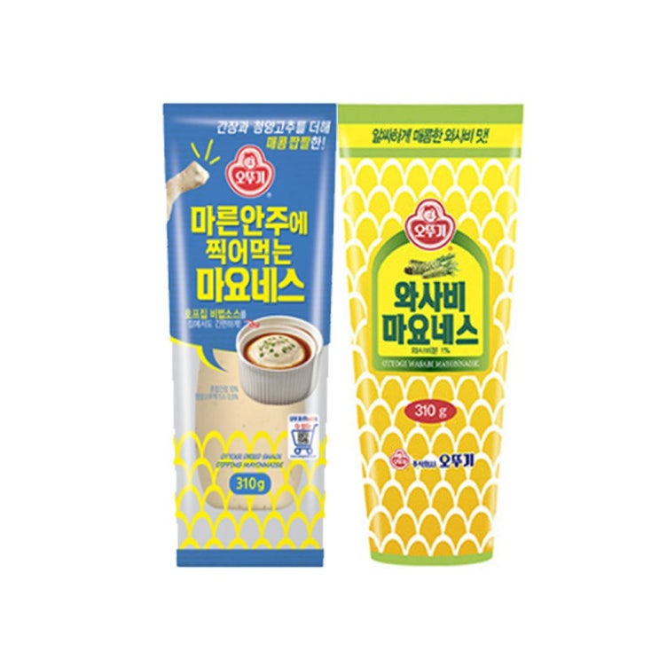 후기가 좋은 (상온)오뚜기 마른안주에찍어먹는마요네스310gx1개+와사비마요네스310gx1개, 1세트 ··· 후기가 좋은 (상온)오뚜기 마른안주에찍어먹는마요네스310gx1개+와사비마요네스310gx1개, 1세트 ···