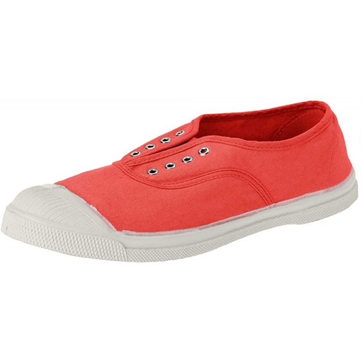 후기가 정말 좋은 Bensimon 여성용 Elly Femme Slip On Trainers Red (Rouge 0310) 4 UK ···