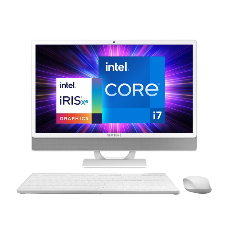 의외로 인기있는 삼성전자 올인원 PC DM530ADA-L78AW (11세대 인텔 i7-1165G7 60.5cm), WIN10, RAM 8GB + 8GB, SSD 512GB + HD