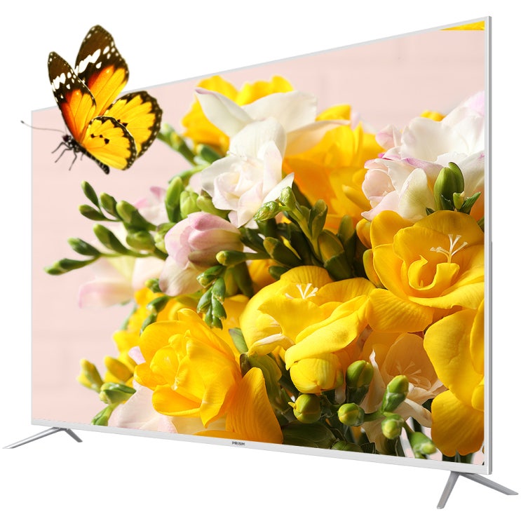 가성비 뛰어난 프리즘 4K UHD HDR TV 190.5cm PT750UD + HDMI 케이블, 스탠드형, 방문설치 추천해요