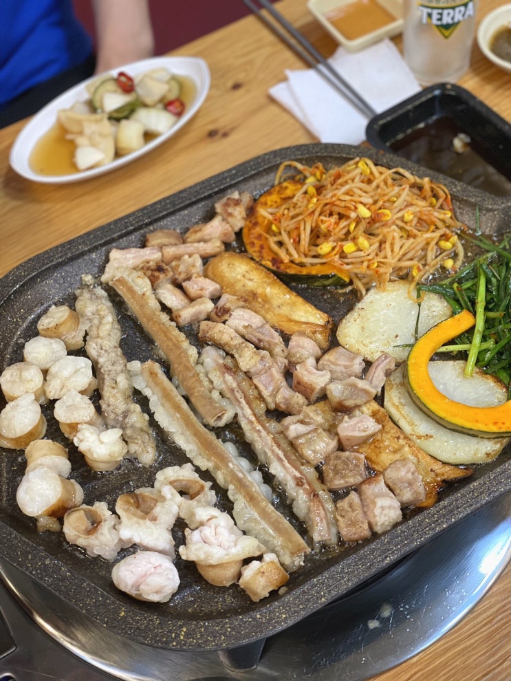  화성 조암 탁이네황소곱창 -  우정읍 곱창/대창/막창/염통 모듬구이 맛집 아기랑 후기