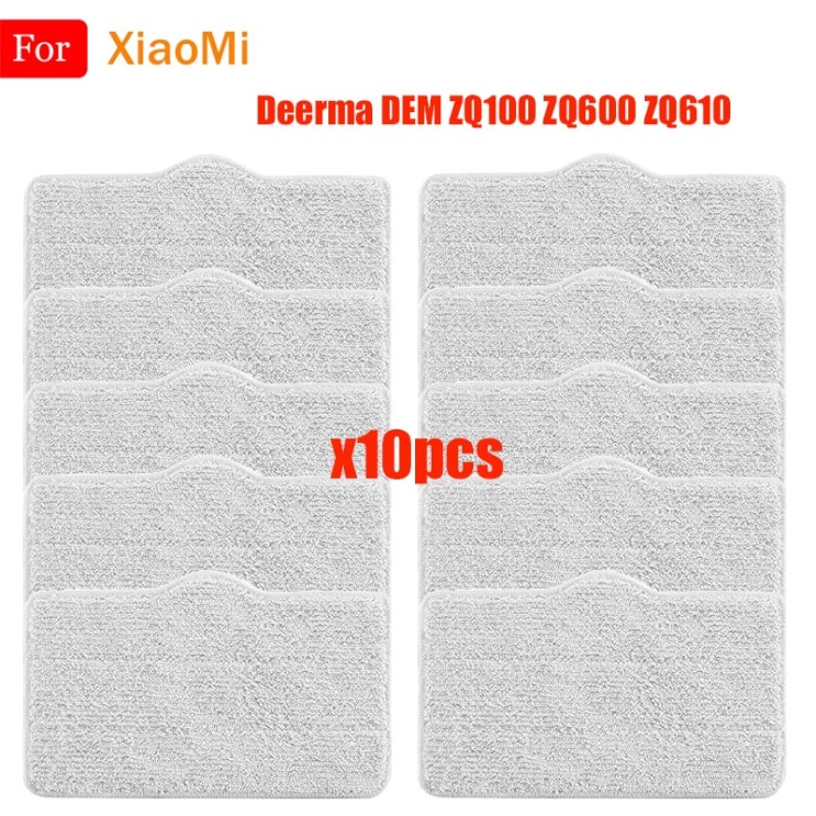  후기가 좋은 XiaoMi Deerma DEM ZQ100 ZQ600 ZQ610 용 걸레 청소 패드 손잡이 스팀 진공 청소기 걸레 걸레 교체 액세서리 4.|진공 청소기 부품|, 단일,