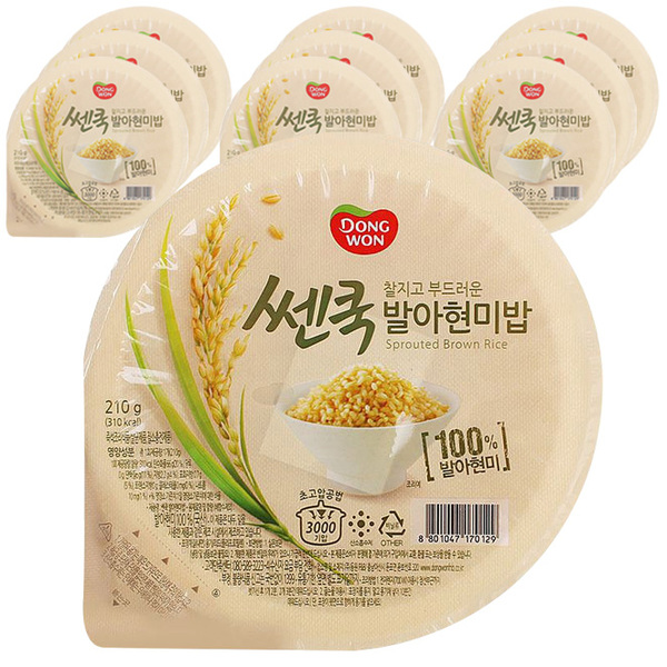 잘나가는 동원 쎈쿡 발아현미밥, 210g, 10개 추천합니다 잘나가는 동원 쎈쿡 발아현미밥, 210g, 10개 추천합니다