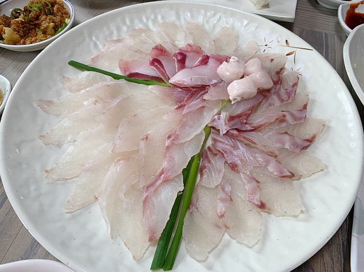  신안 지도 횟집, 여름제철 민어회 보양식 먹으러 섬마을횟집