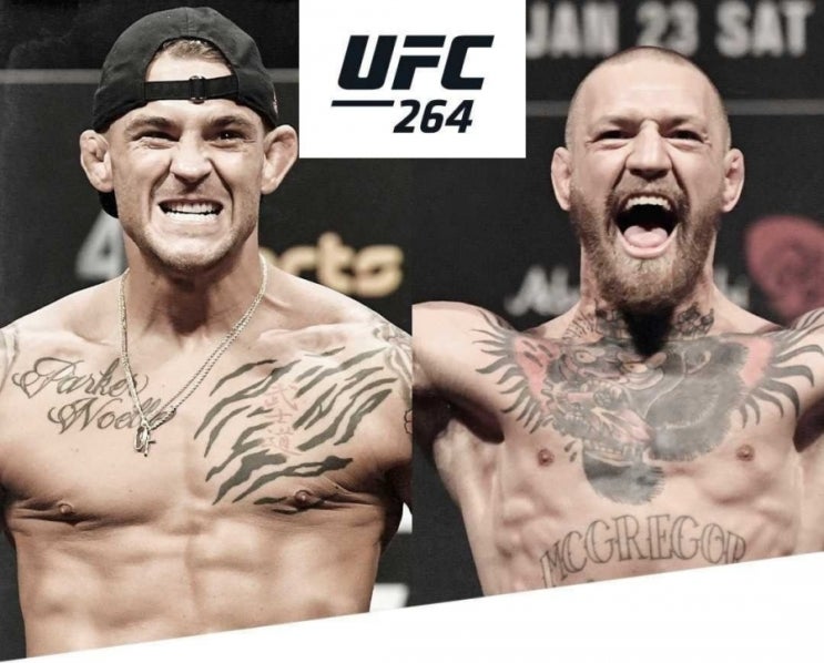 D-1 UFC 264 맥그리거 포이리에 3차전