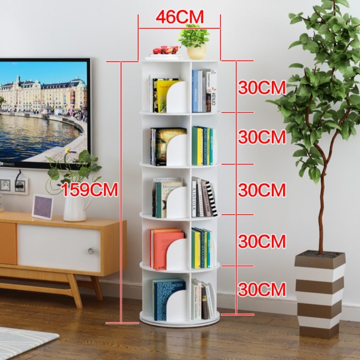 의외로 인기있는 북타워 회전 원형 이케아책선반 피엘킹에 물리그선반 알고트 3 4 5 6단 나무선반 책꽂이 인테리어, I 추천해요