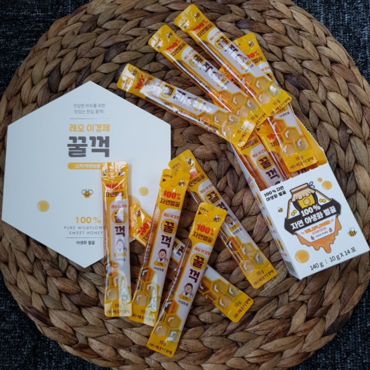  이경제 꿀꺽스틱, 리얼 자연벌꿀스틱으로 면역력챙기기:))