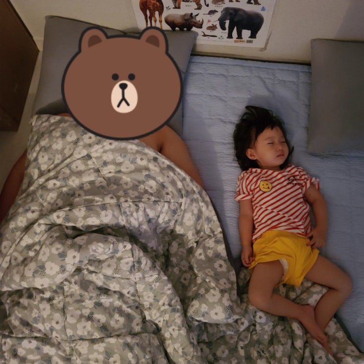 787일 육아일기 가벼운 밤산책