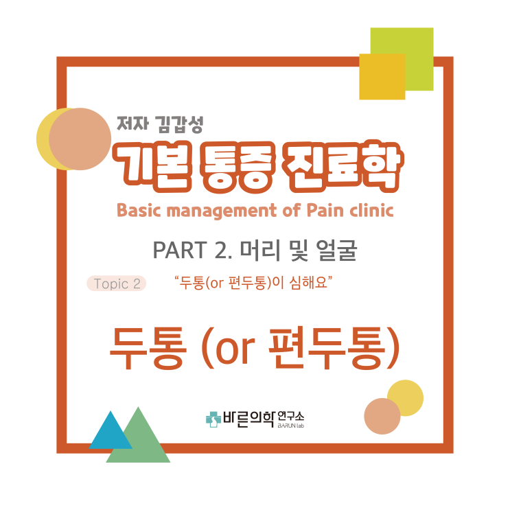  [기본통증진료학] 편두통이 심해요/두통/편두통/증상/약물/통증치료/비타민 수액요법/신경차단술/명세서 기재사항/후두신경블록/이개측두신경 블록/통증주사