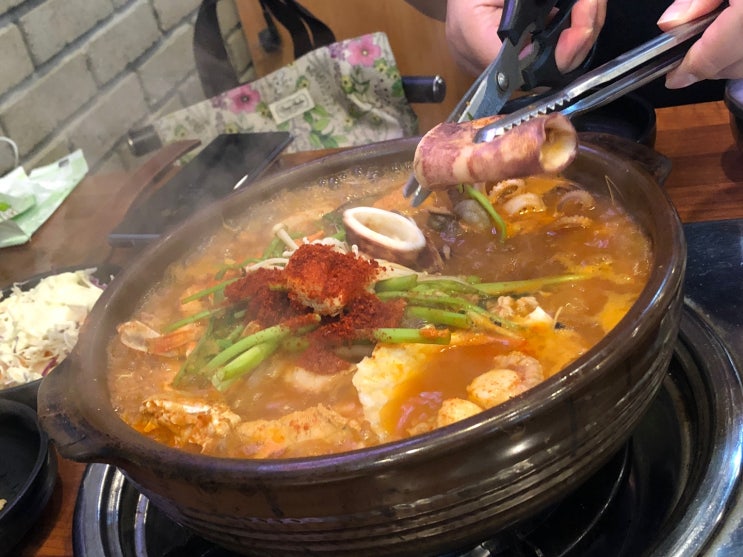 동태알탕해물찜 구래본점 왕해물알전골 후기 - 알천지 본점 동태알탕해물찜 구래본점 왕해물알전골 후기 - 알천지 본점
