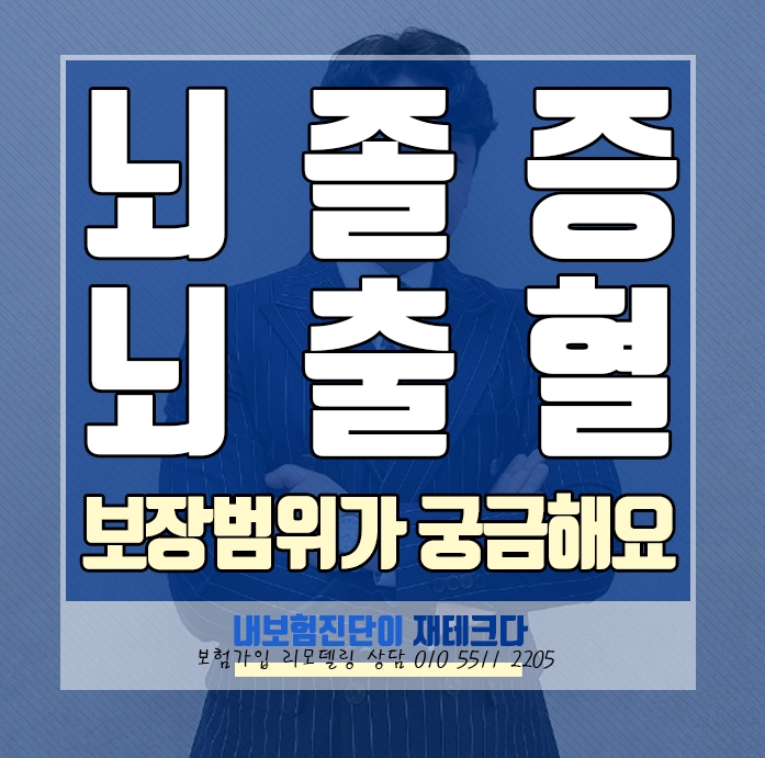 뇌졸중 뇌출혈의 보장 범위가 궁금해요.