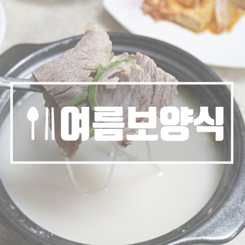  여름보양식 진짜맛있는 본정 곰탕