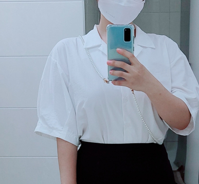더에이몰 추천인링크 : 핀턱셔츠 AM2WB545 착용샷/구매후기 더에이몰 추천인링크 : 핀턱셔츠 AM2WB545 착용샷/구매후기
