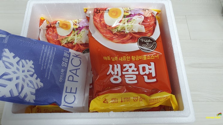  [내돈내산] 아워홈 생쫄면 먹어본 솔직한 후기