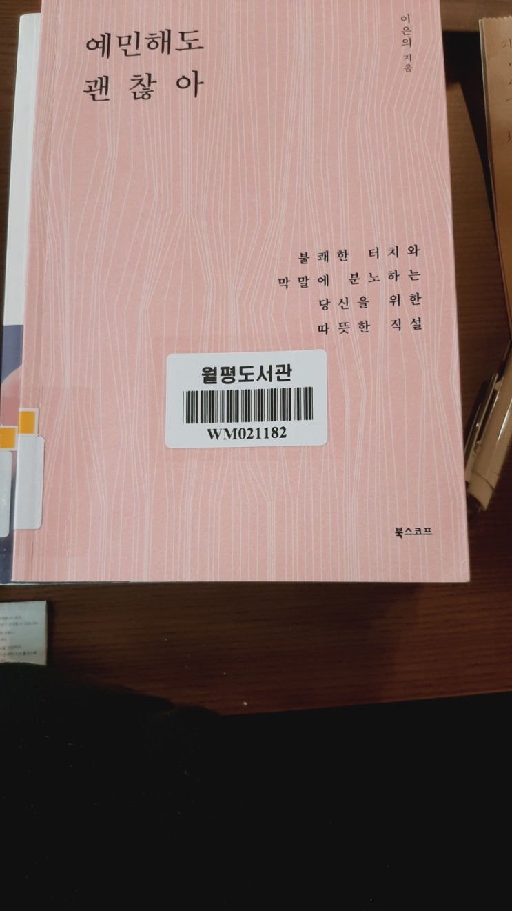  에세이 예민해도 괜찮아 '무서움 가득한 결론 '
