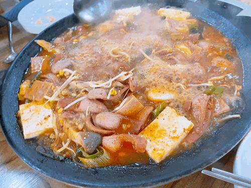  청주 금천동 맛집 오성헛개부대찌개 헛개육수로 시원하고 깔끔하게