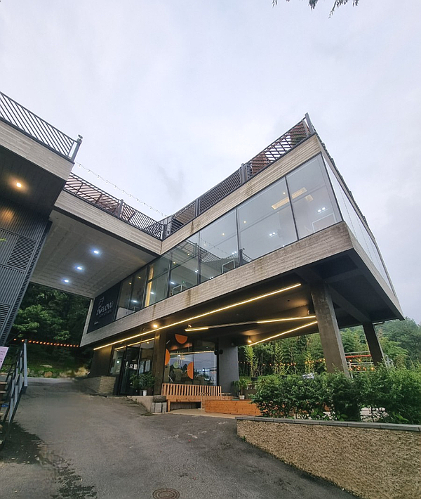  담양 카페, 카페인플로우 뷰맛집에서 루프탑즐기기