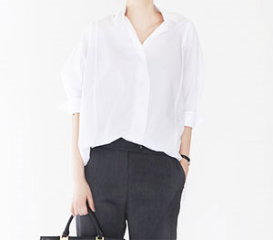  루즈핏 빅사이즈여자셔츠