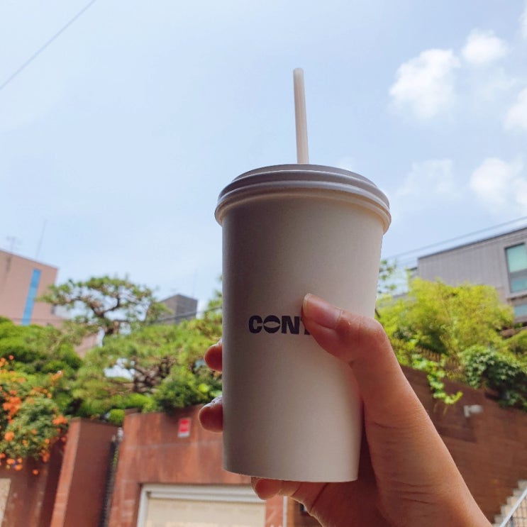  합정 카페 _ contact(컨택트) 카페 라테 맛집 :)