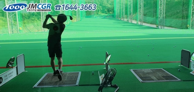  전주 포레스트 골프연습장 주목씨지알 인조잔디 시공