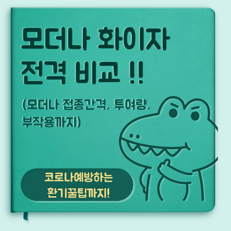  모더나 화이자 비교 (모더나 접종간격, 투여량, 부작용까지) +코로나예방 환기꿀팁까지!