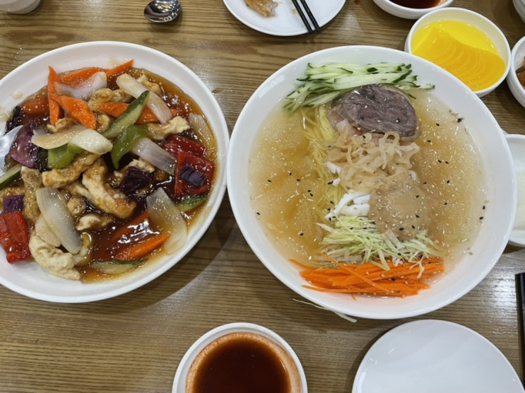  양산 중국냉면 파는곳 중부동 홍림