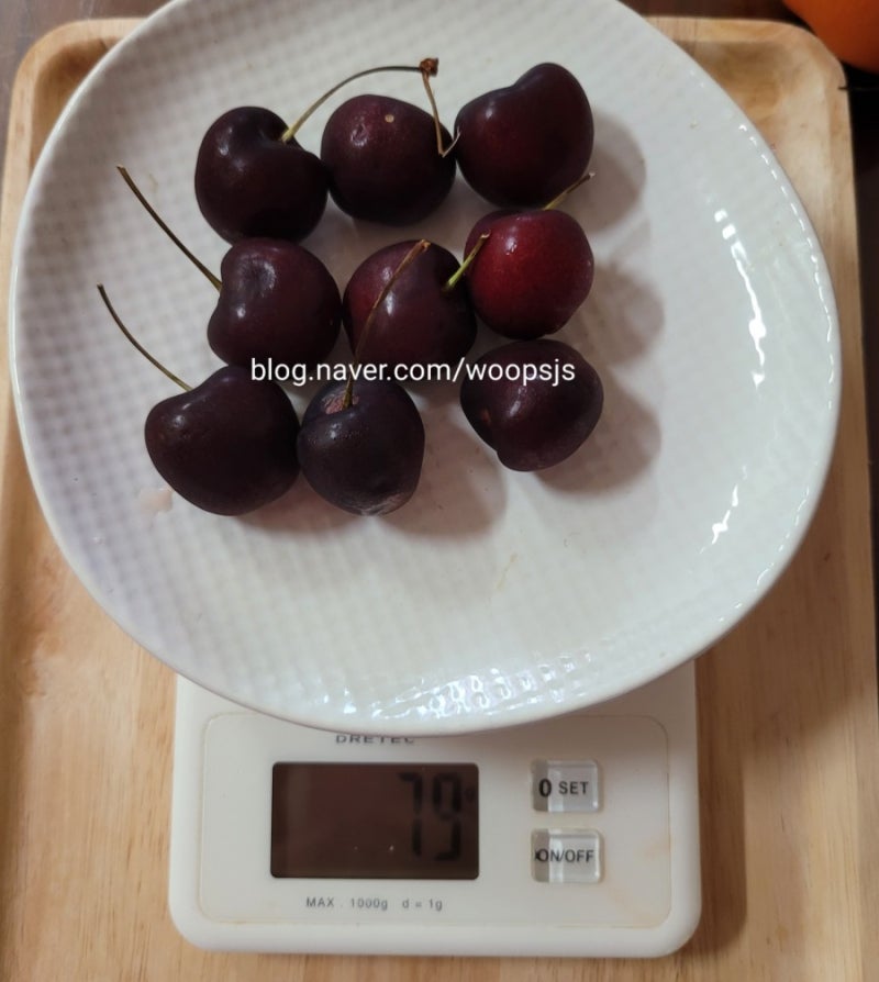 제2형 당뇨병과 과일섭취(수박, 멜론, 체리, 토마토 예시) 식품환산표 5