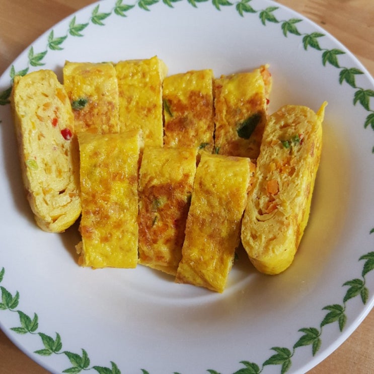  야채 계란말이 만들기