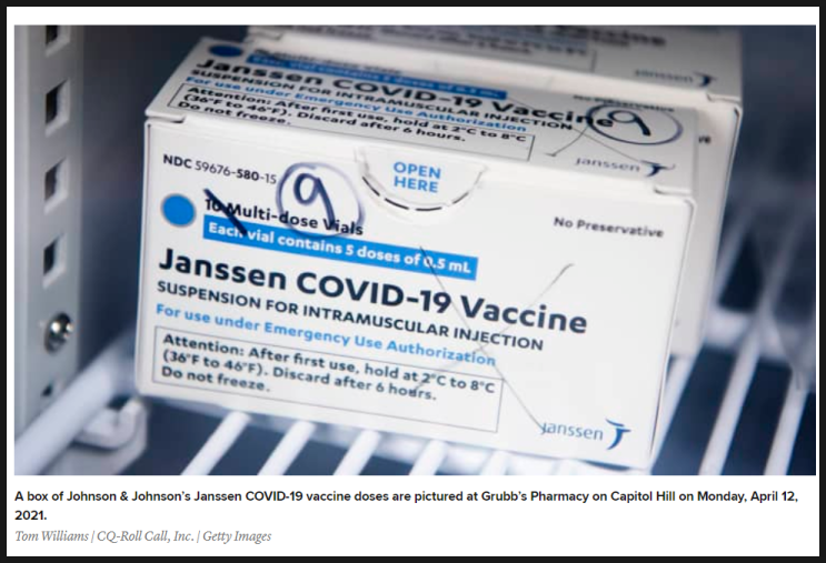 존슨앤존슨  백신에 대한 새로운 경고를 발표예정(기사)