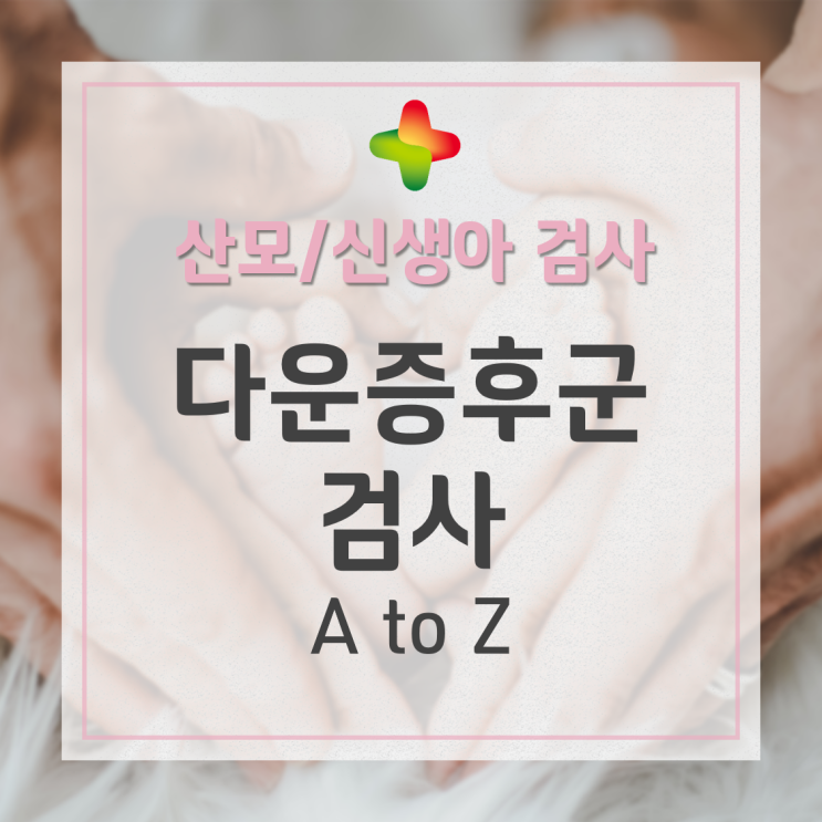  다운증후군 고위험군 검사 종류 및 정확도 정리