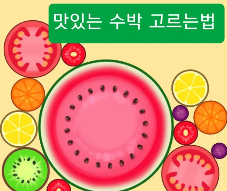  수박쟁이가 말하는, 수박쟁이를 위한, 맛있는 수박, 꿀 수박 고르는 법! 