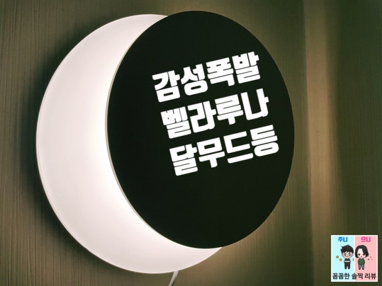  벨라루나 벽걸이 달무드등 오늘의집 인기상품 !