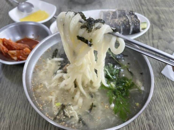 남포동 찐맛집 인정 동명손칼국수+재방문샷