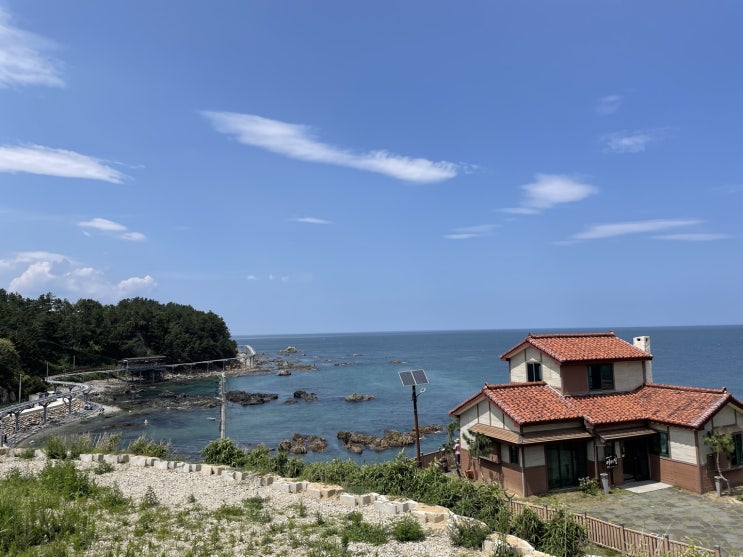  [뚜벅이여행 추천] 동해안 여름휴가 스노쿨링 하기 좋은 울진여행 1편 - 죽변항 하트해변