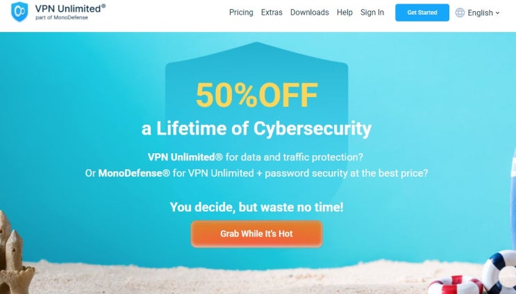  안정적인 VPN 서비스 VPN UNLIMITED 평생 구독권 $13.25