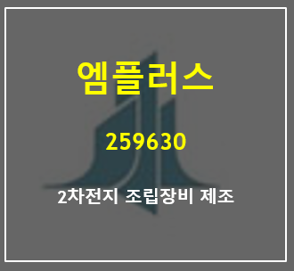  이차전지 조립장비 제조사 엠플러스 주가 및 실적 리뷰