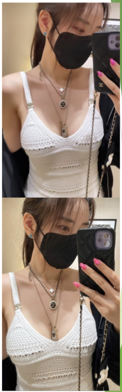  신재은 쇼핑중에도 눈이가는 어깨와 쇄골